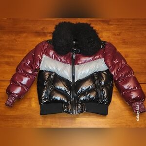 Kid's Jordan Craig Sugar Hill Puffer Jacket Detachable Faux Fur Hood 4 Unisex